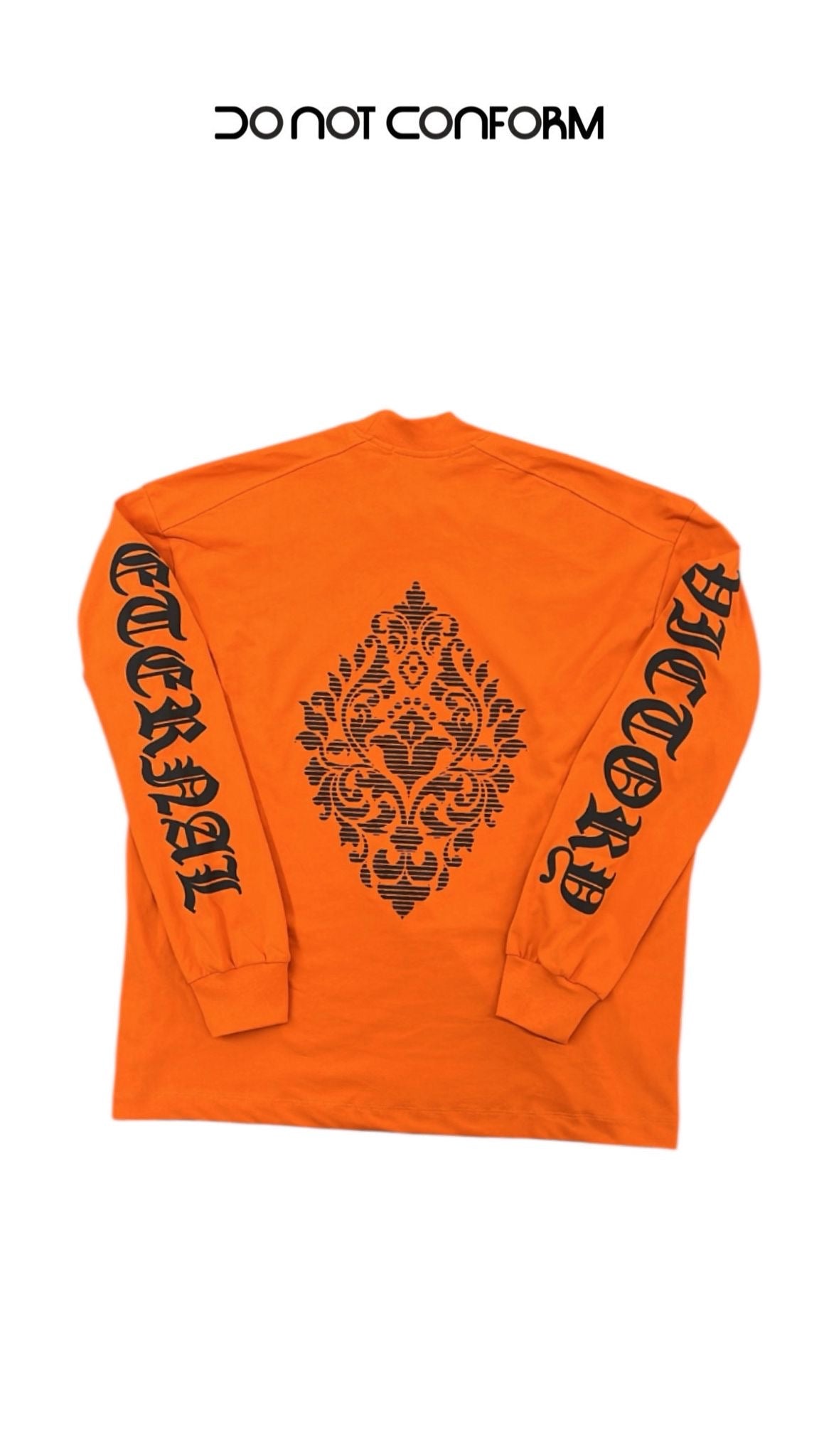 ORANGE LONG SLEEVE PRINT ALL SIDES