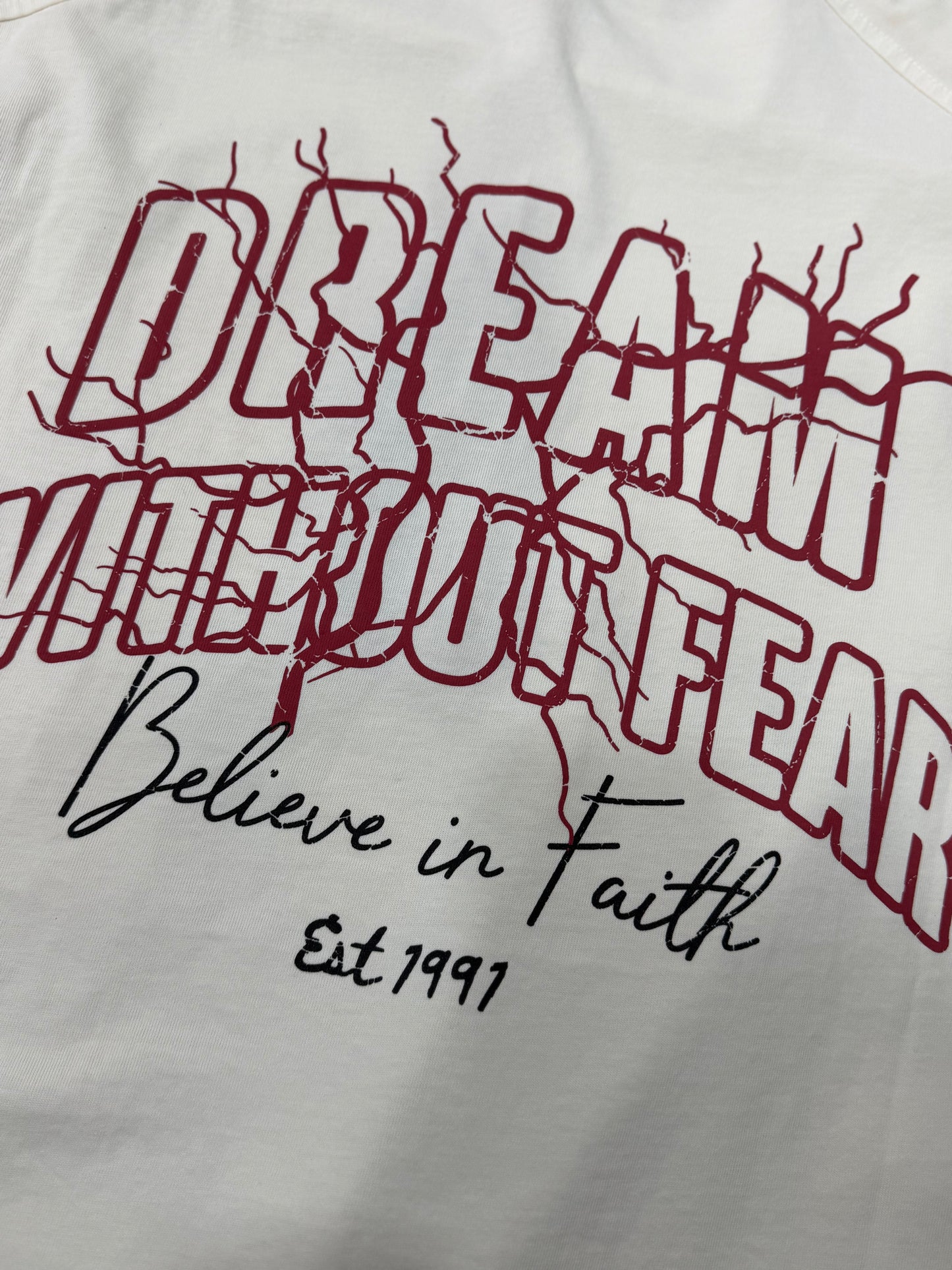 DREAM TV WASHED TEE BUTTER 3062