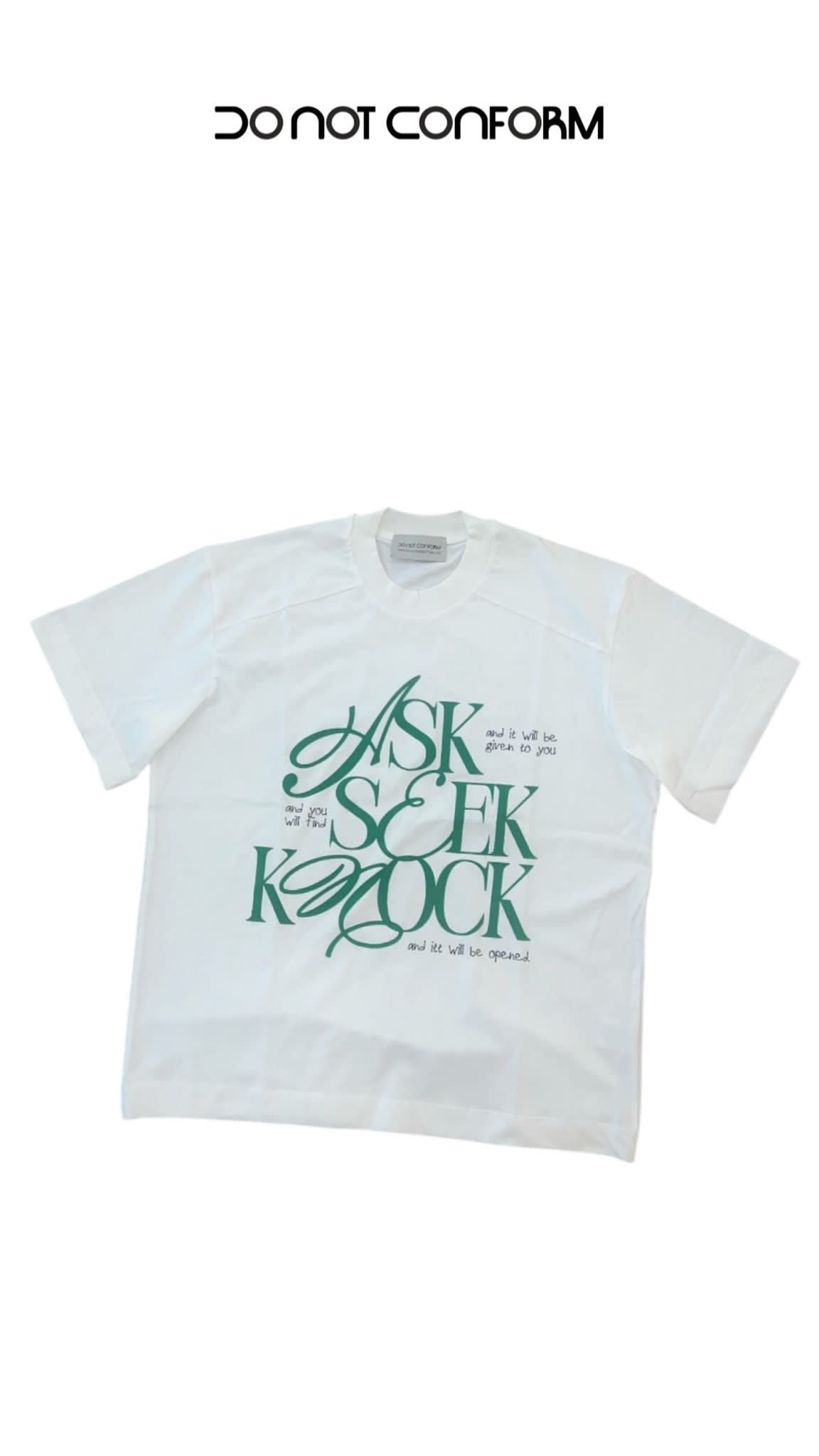ASK WHITE TEE