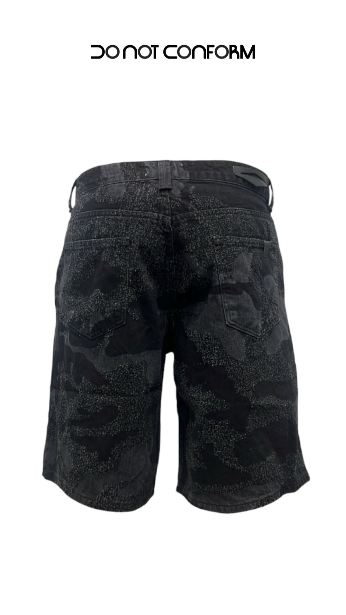 SHORT BLACK DIRTY PIXEL CAMO 2616
