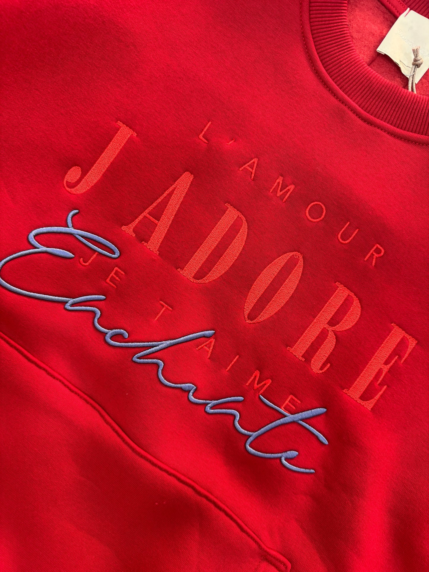 HOODIE L’AMOUR JADORE RED