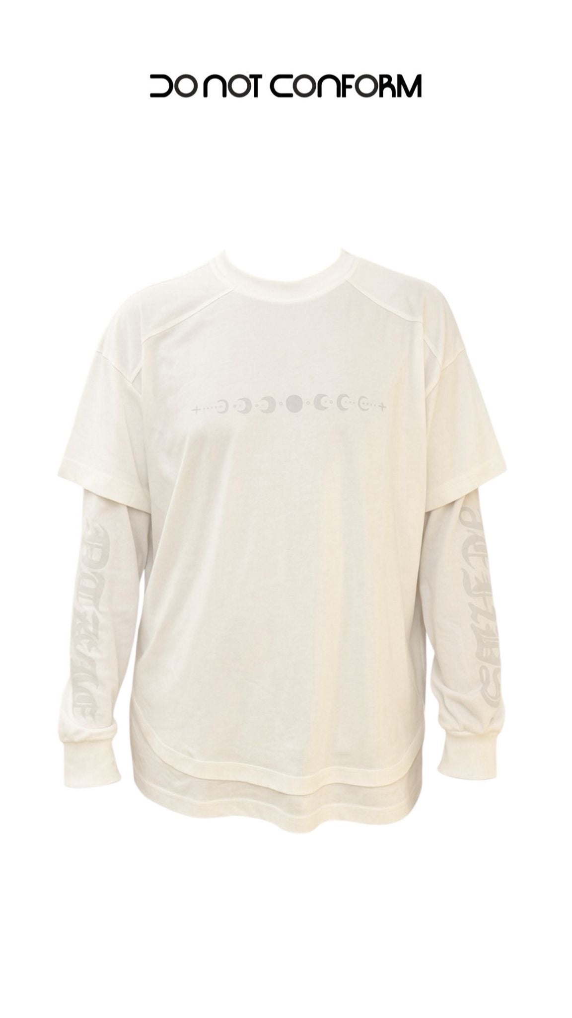 DOUBLE SLEEVE TEE WHITE