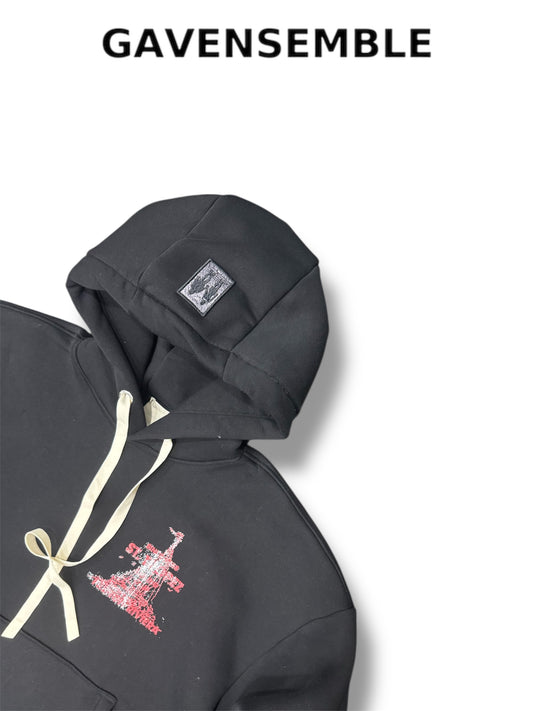 BLACK HOODIE ST. TROPEZ 20