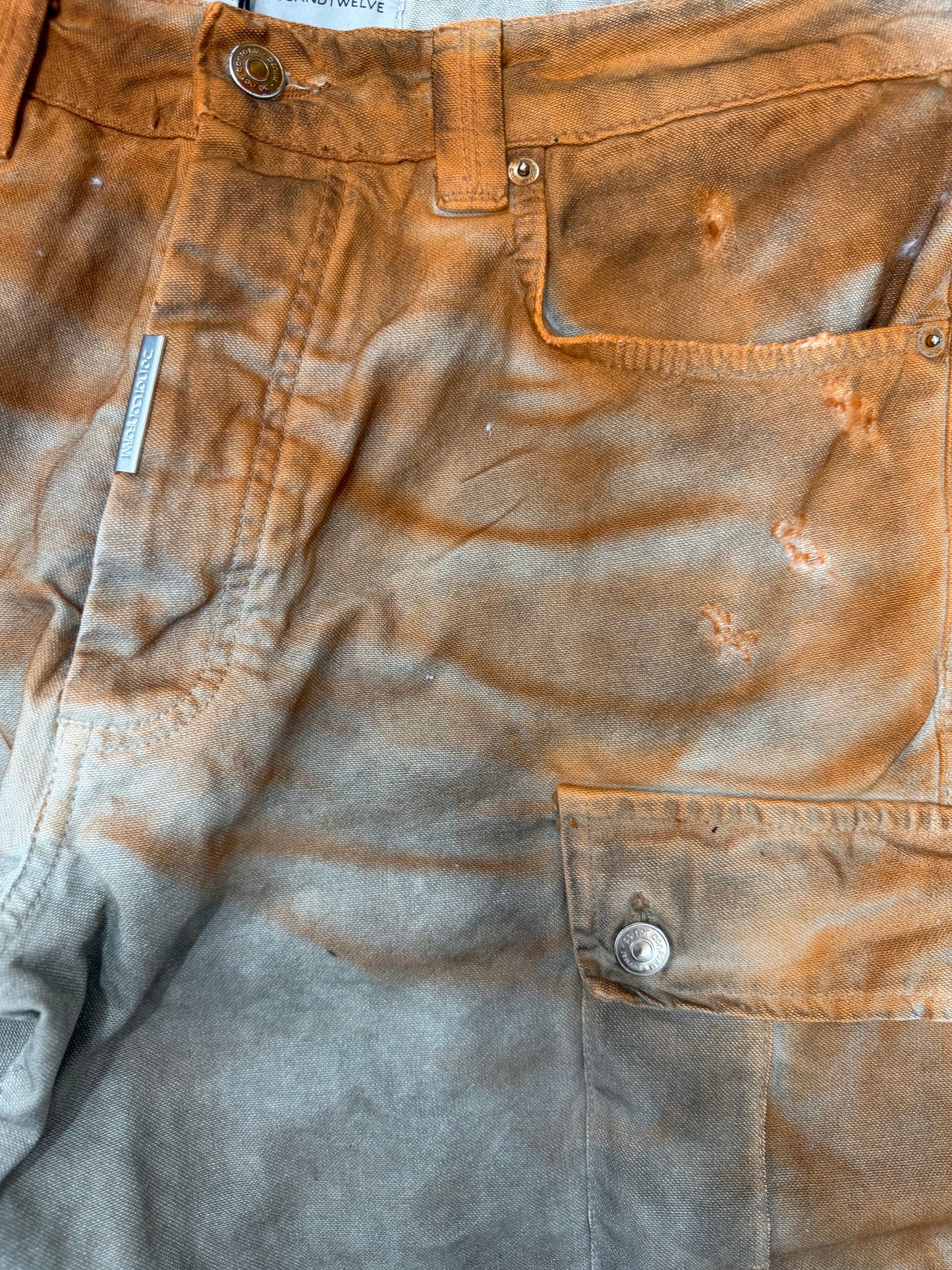 LIGHT BEIGE CARGO SOILED ORANGE 2626