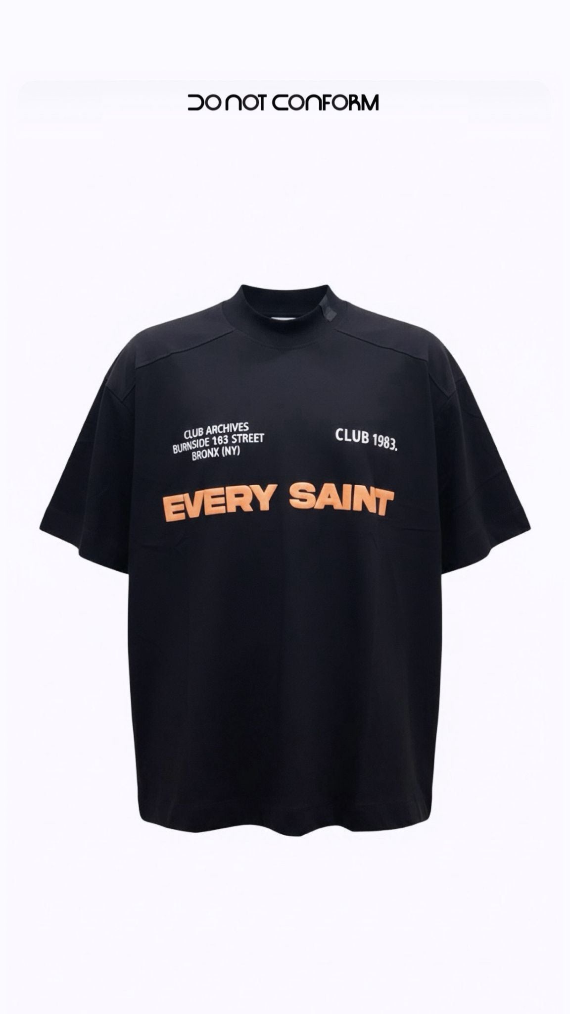 EVERY SAINT BLACK TEE 5050