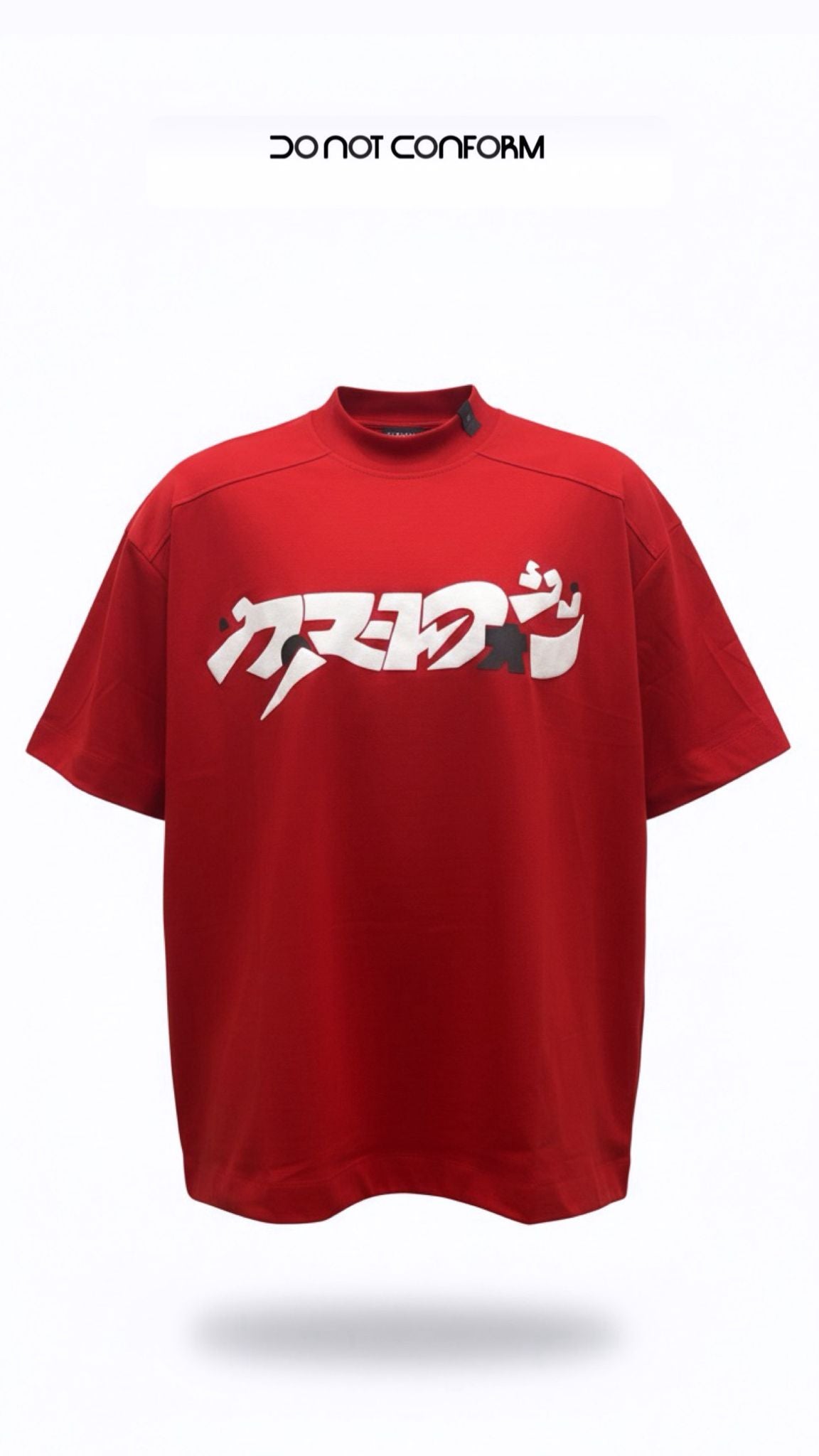 RED TEE JAPAN ABSTRACT 5020