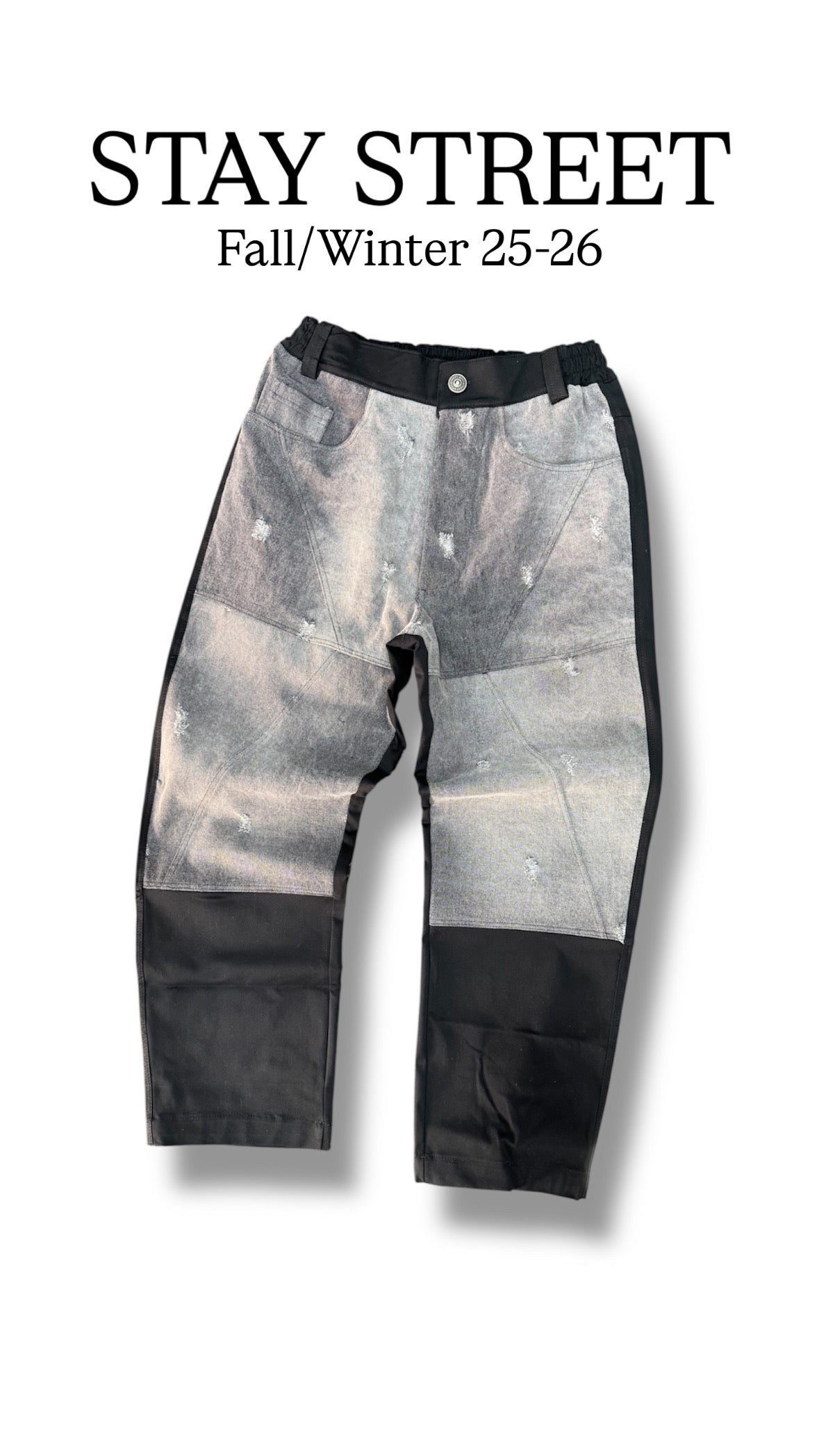 BLACK COORDSET SYST DENIM INSERTS