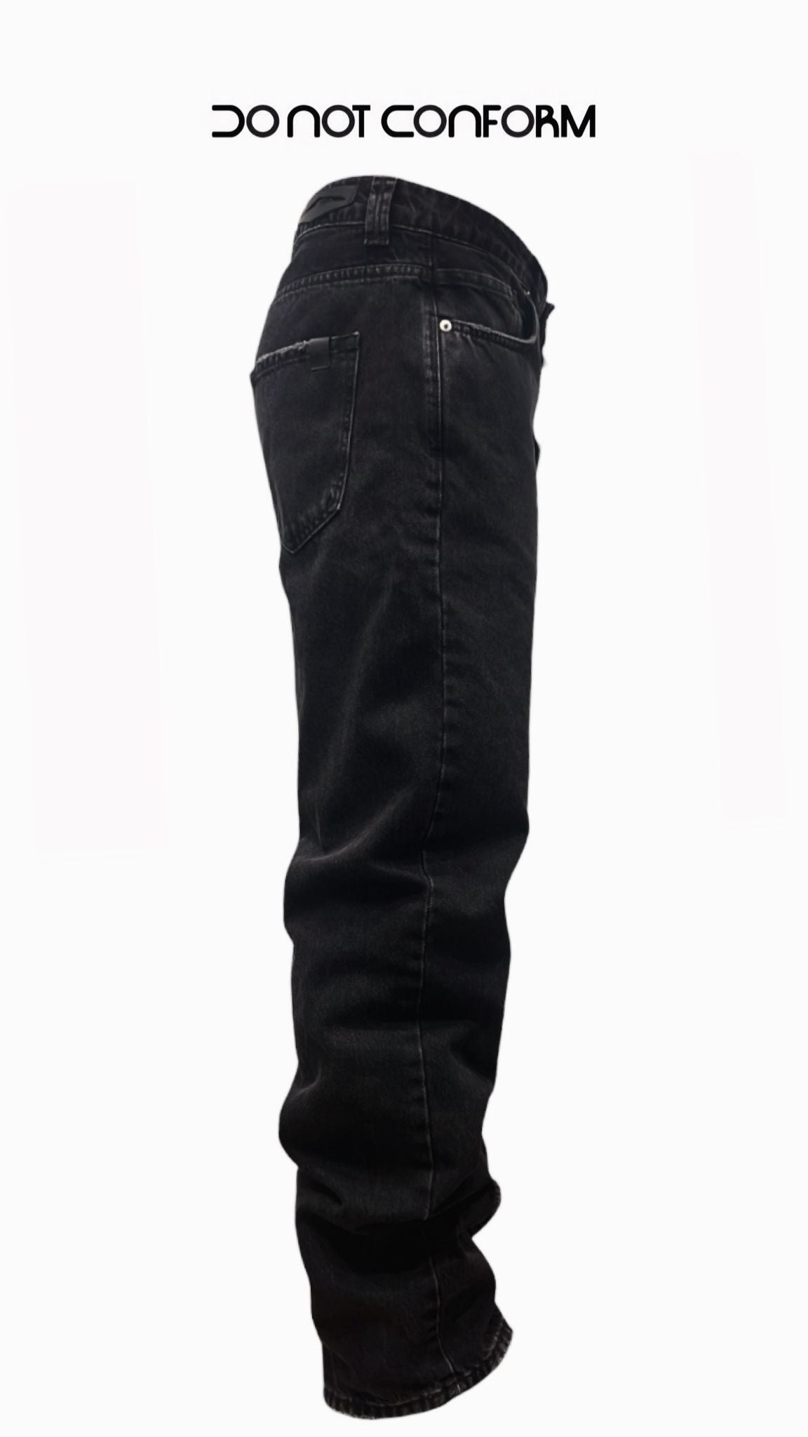 DENIM COORDSET WASH DARK GREY 7040/7010