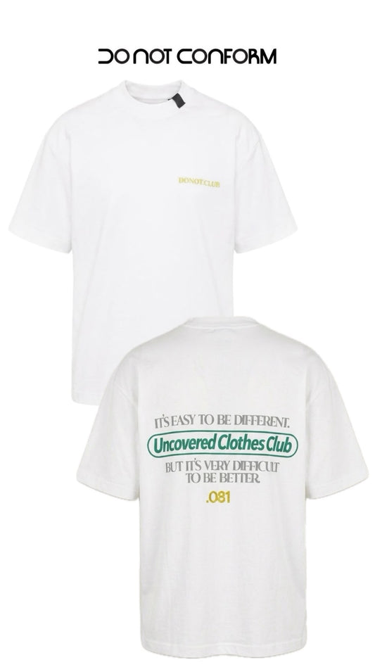 DONOT. CLUB 081 WHITE TEE 3023
