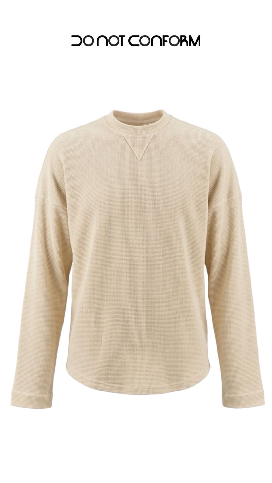 WAFFLE BUTTER DONOT LONG SLEEVE 3038