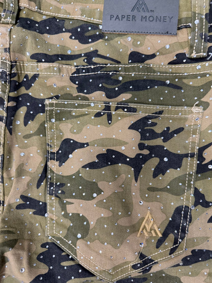 PEARL CRYSTAL BAGGY CAMO PAPER MONEY