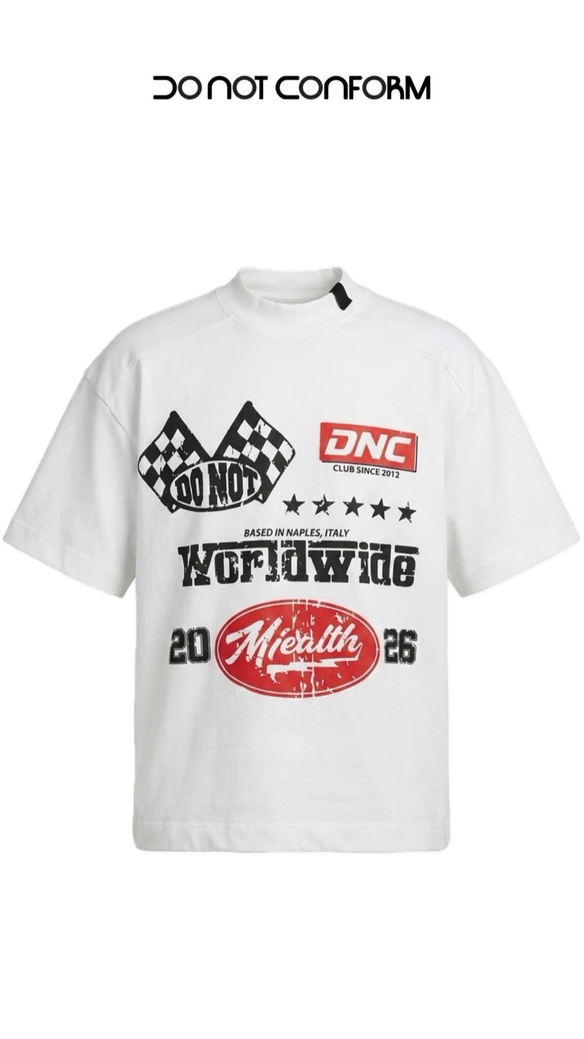 WORLDWIDE DNC WHITE TEE 3028