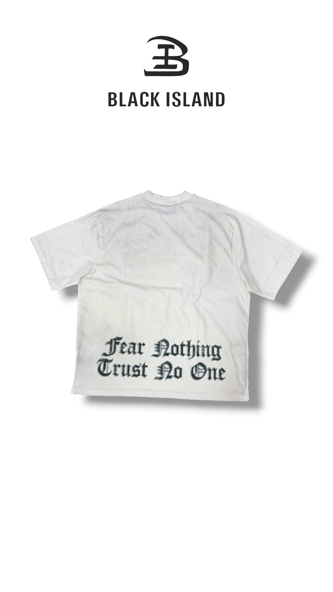 STATUE SNAKE OFF-WHITE TEE BLACK ISLAND 2032