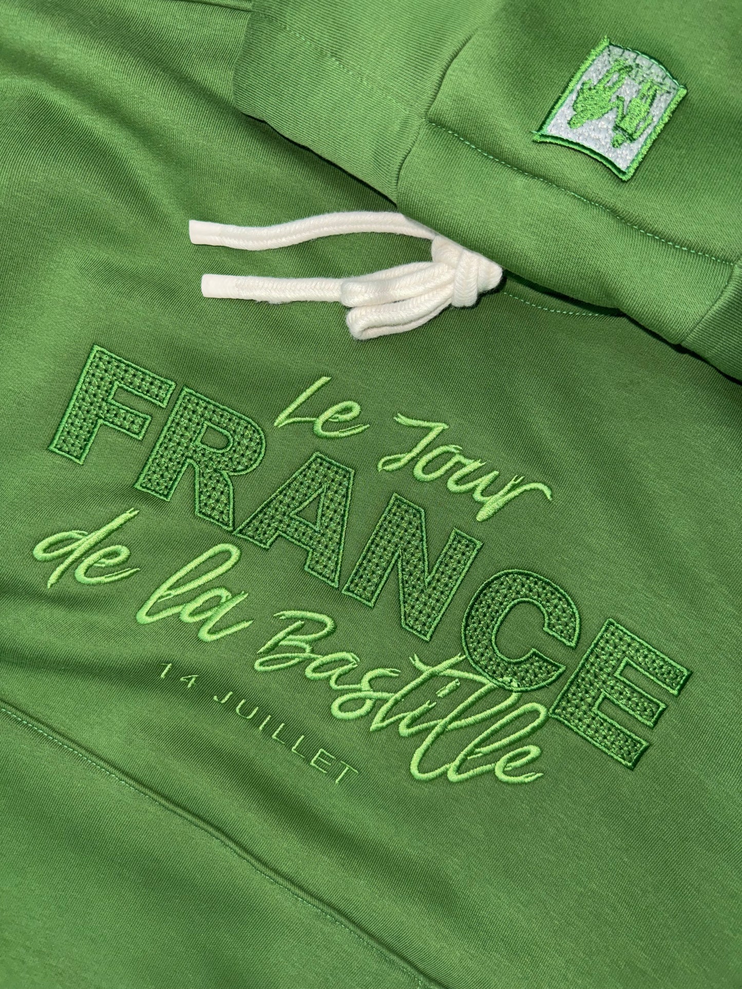 HOODIE LE TOUR FRANCE DE LA BASTILLE GREEN