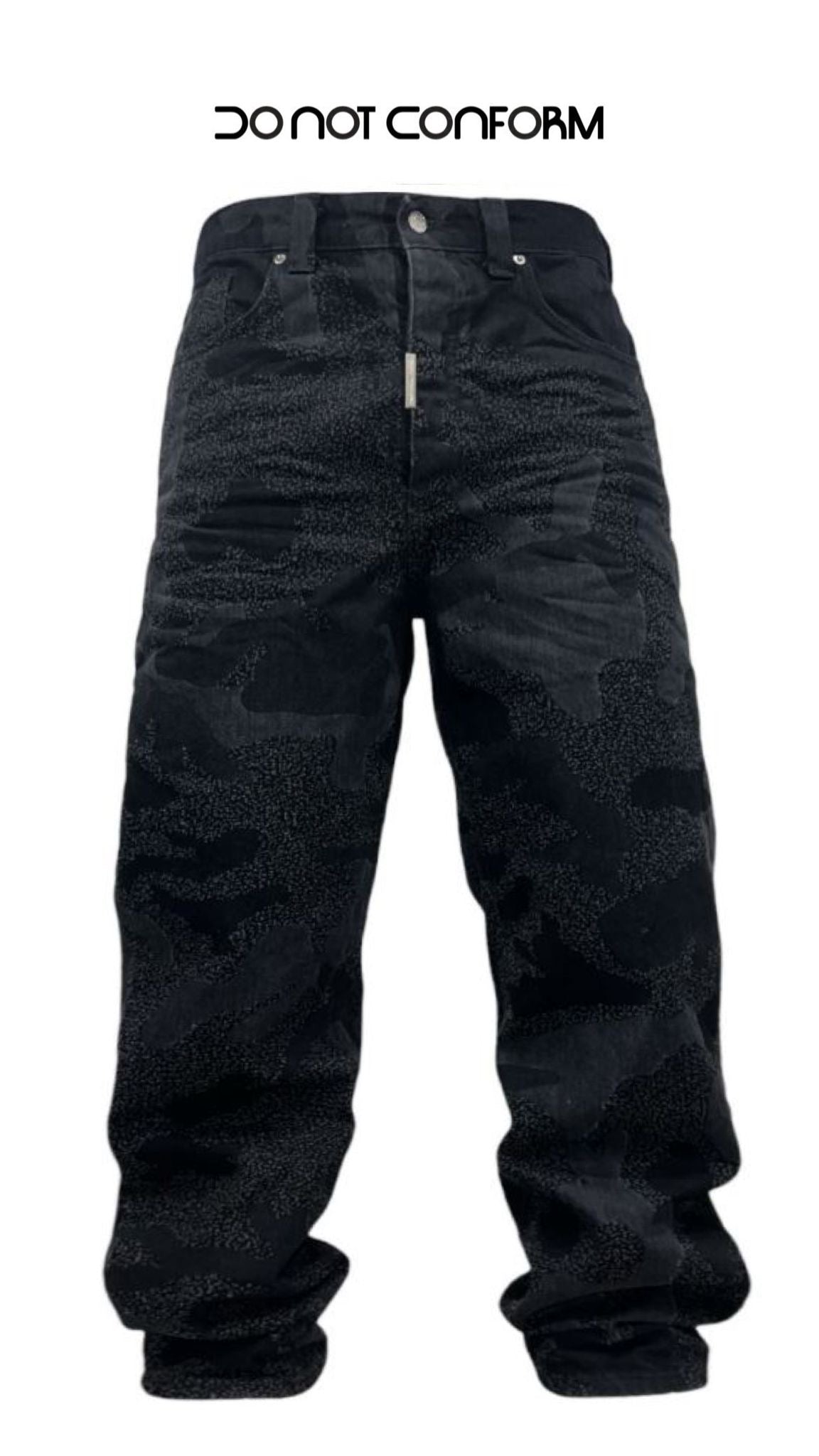BAGGY BLACK DIRTY PIXEL CAMO 2616