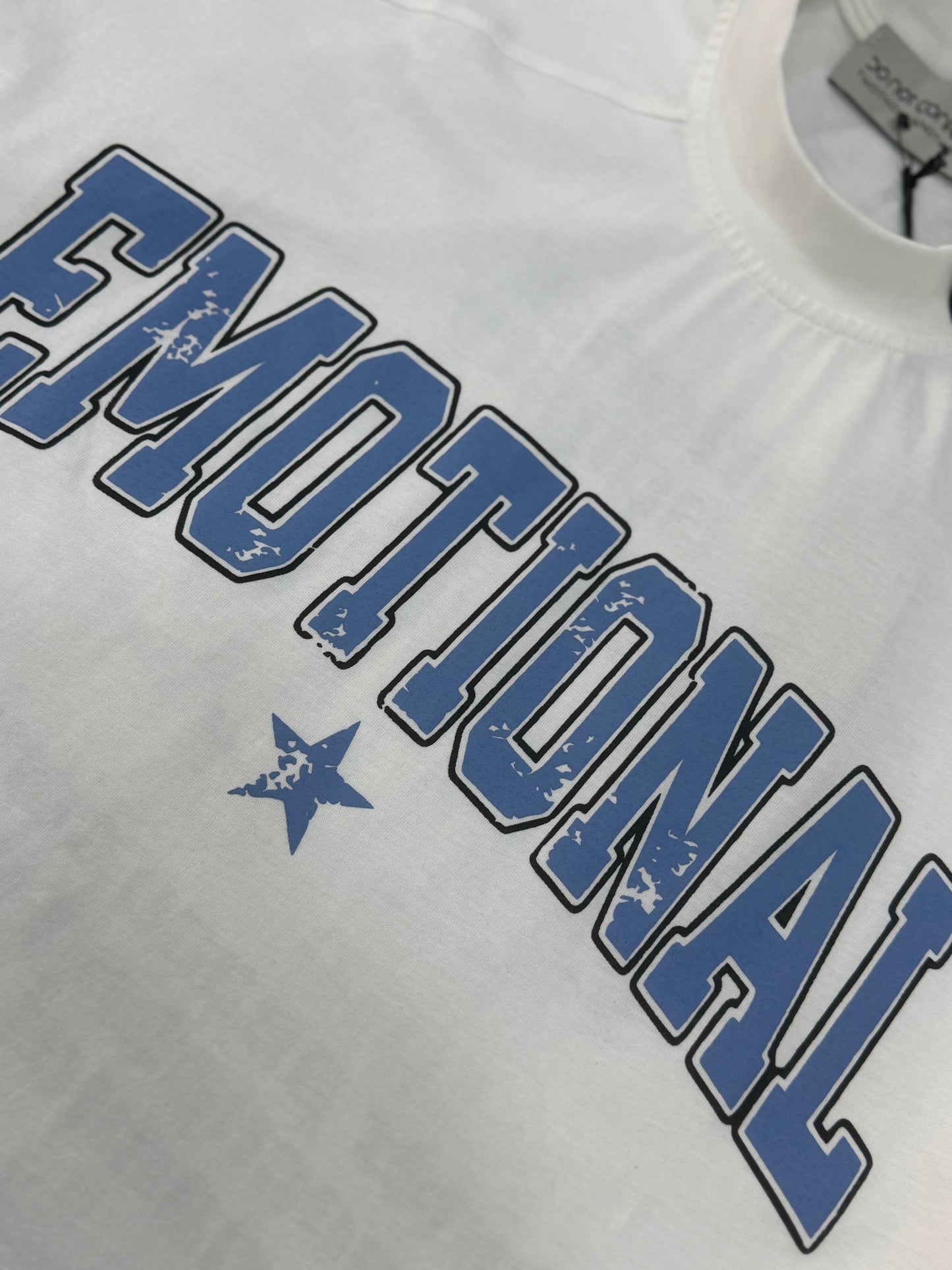 WHITE TEE DOUBLE PRINT EMO.T.RUST 3029