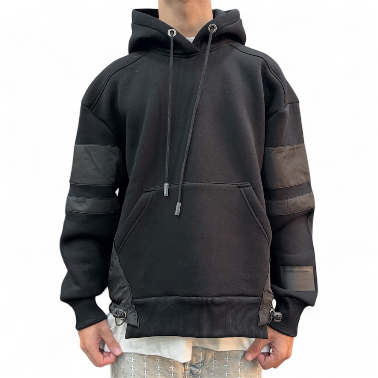 BLACK HOODED BLACK NYLON INSERTS
