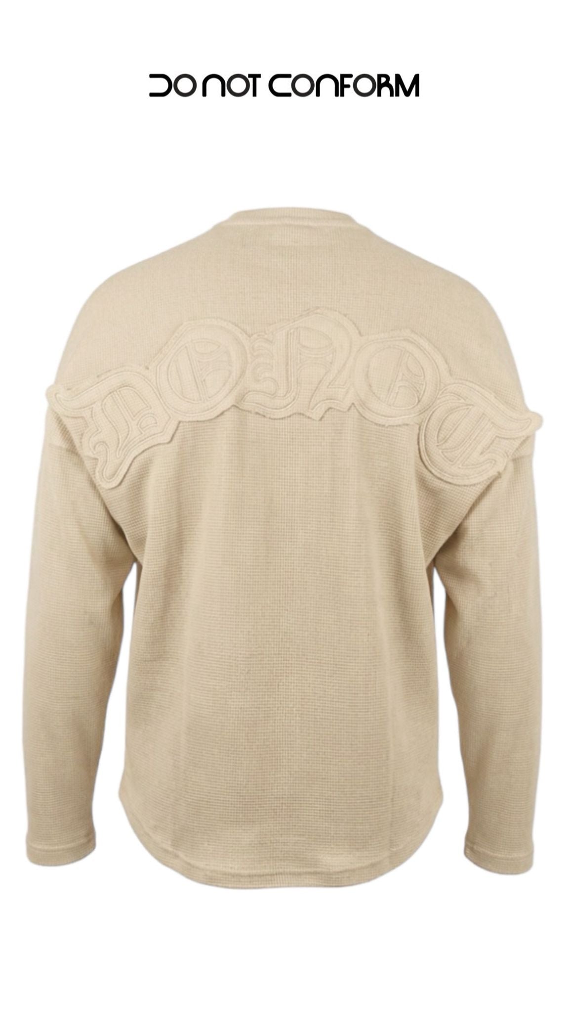 WAFFLE BUTTER DONOT LONG SLEEVE 3038