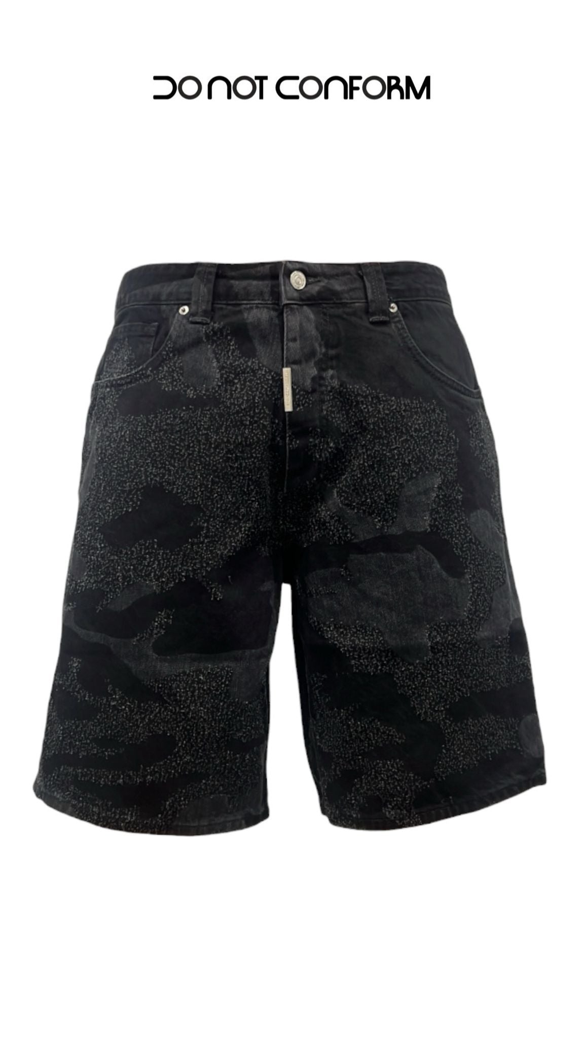 SHORT BLACK DIRTY PIXEL CAMO 2616
