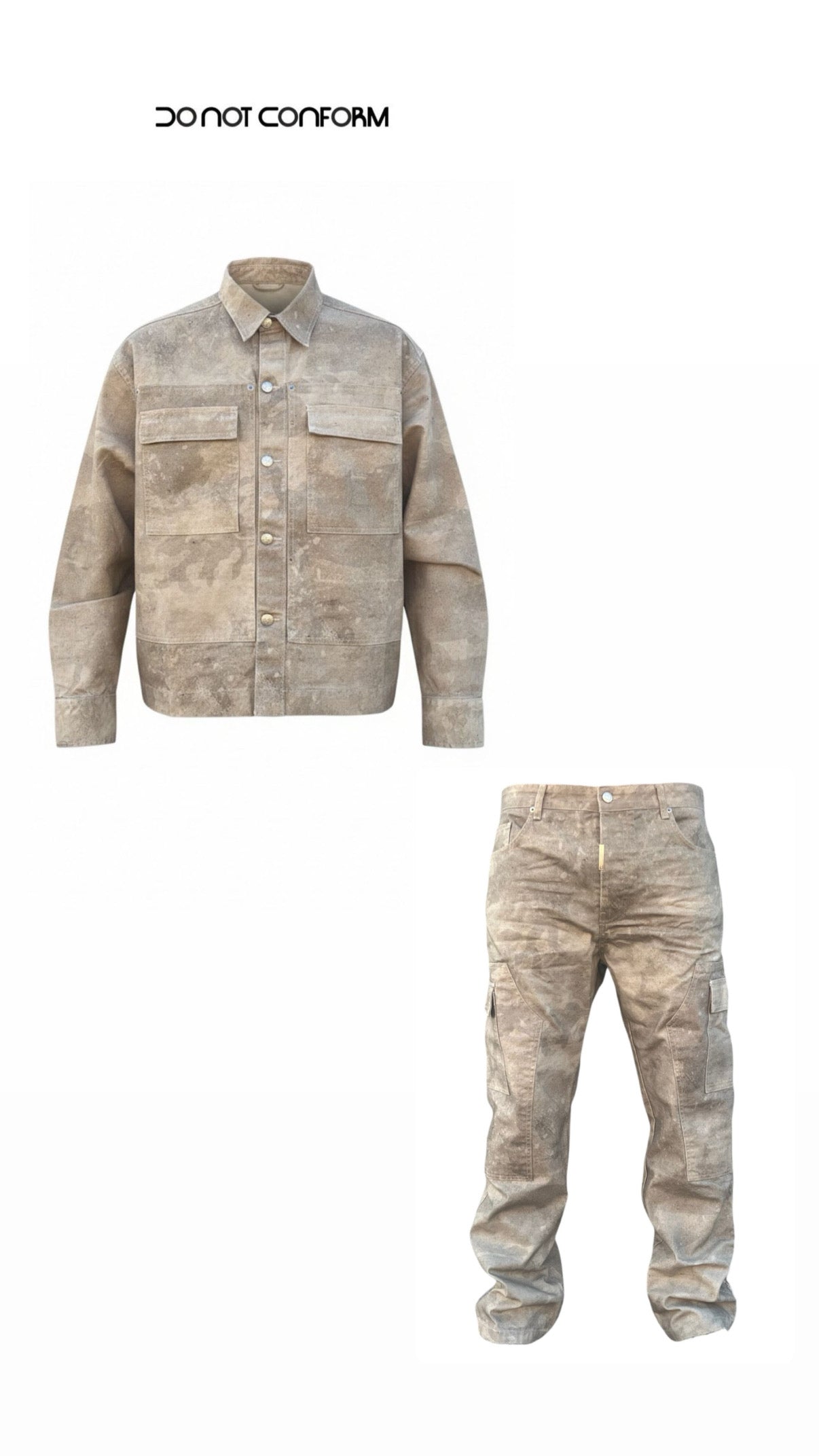 CAMO BEIGE OVER SHIRT 2050