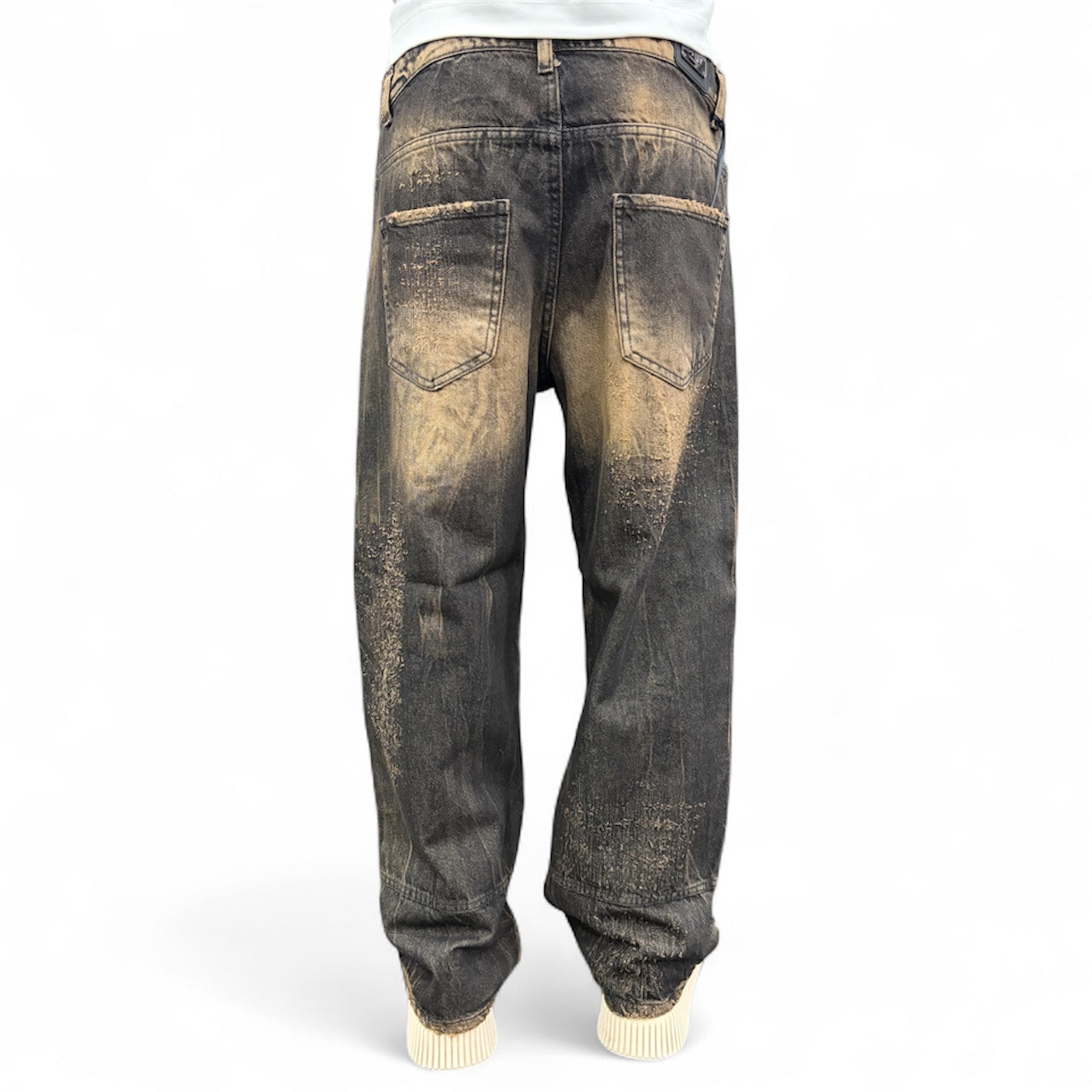 BAGGY ABRASIONI SABBIATO