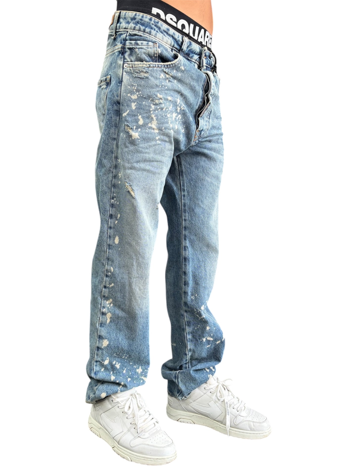 SPLASHES BAGGY SANDBLASTED