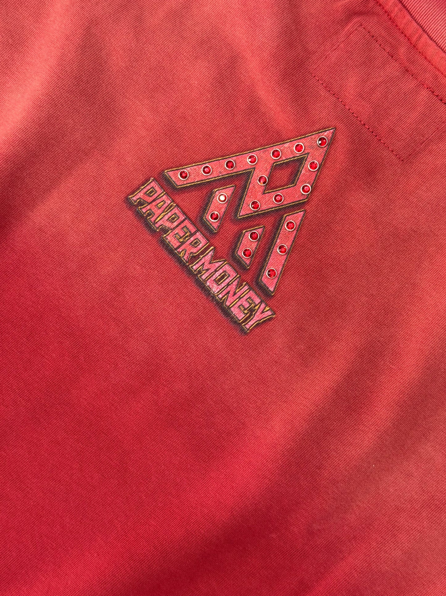 PAPER MONEY RED ROLLING 247 TEE