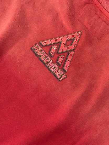 PAPER MONEY RED ROLLING 247 TEE