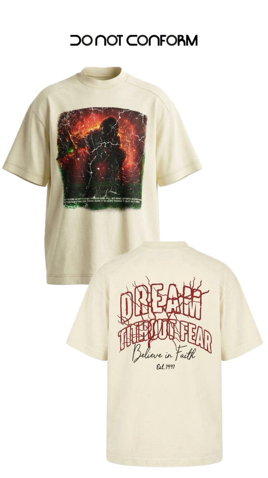 DREAM TV WASHED TEE BUTTER 3062
