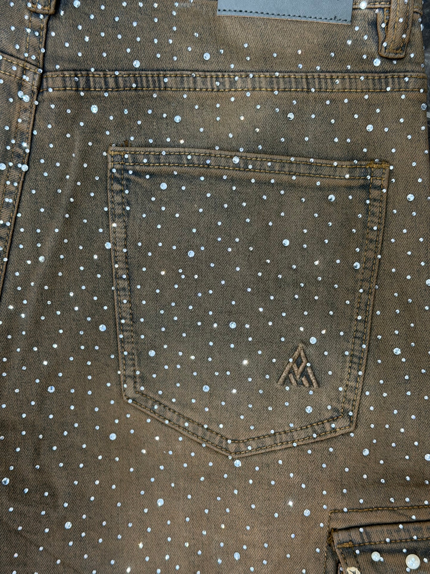 PAPER MONEY PEARL CRYSTAL SHORTS DUSK