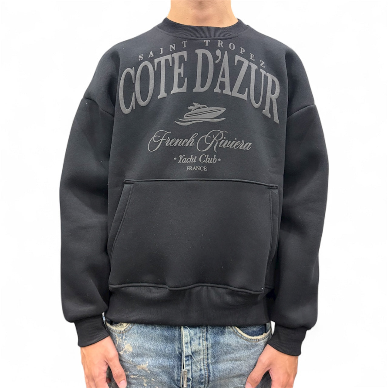 HOODIE COTE D’AZUR BLACK