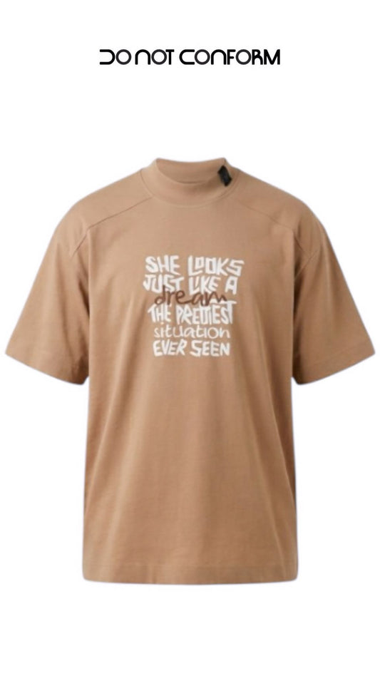 JUST LIKE DREAM CAMEL TEE 5030