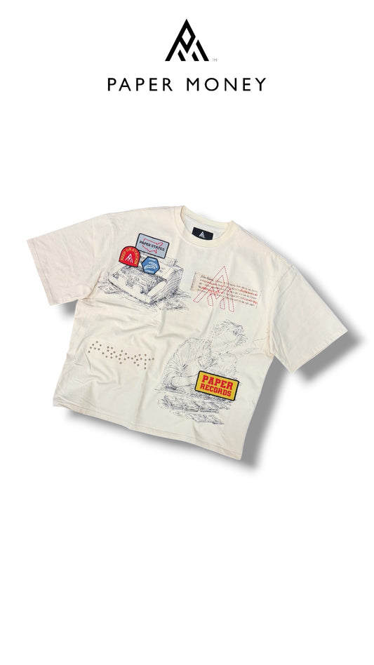 PATCHWORK & RECORDS GRAPHIC TEE PAPER MONEY