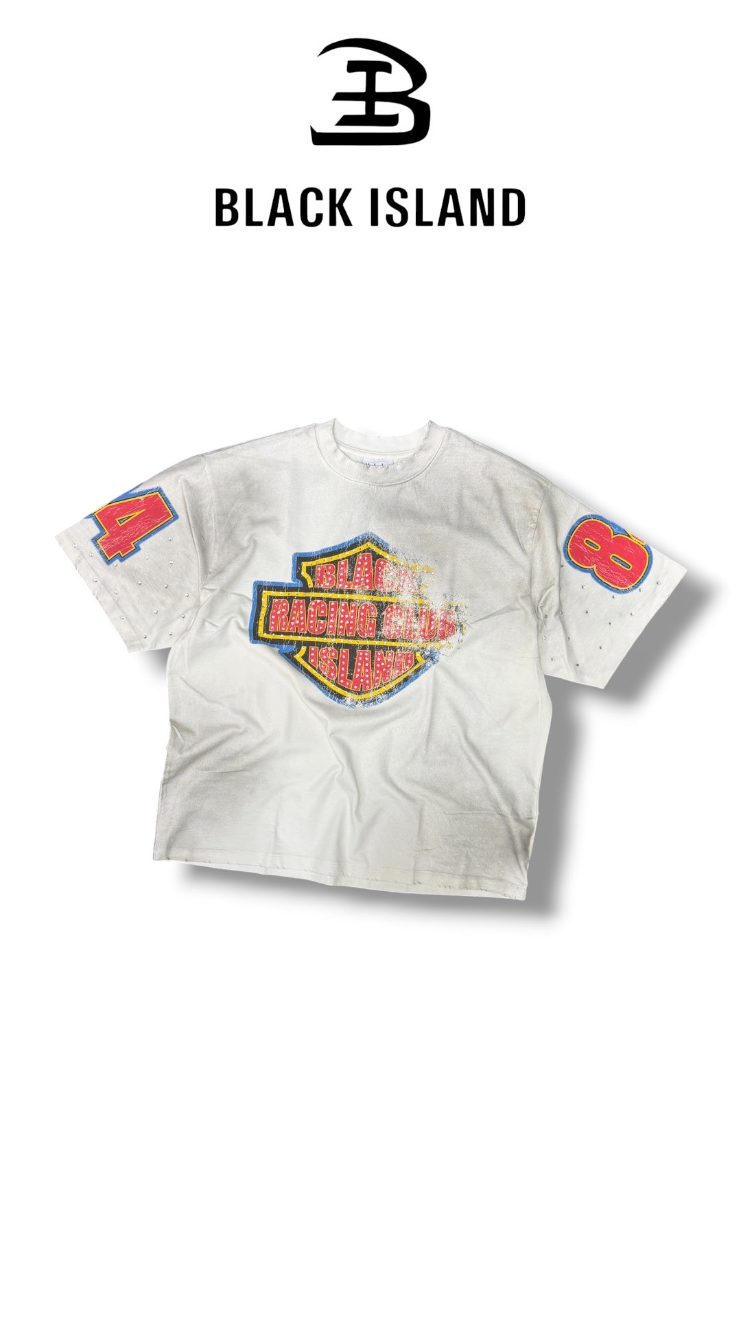 RACING CLUB TEE BLACK ISLAND