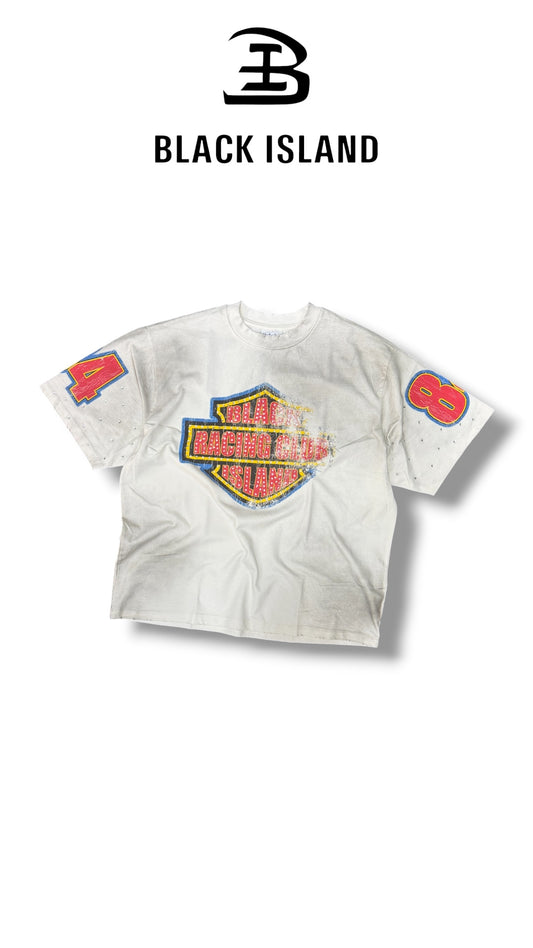 RACING CLUB TEE BLACK ISLAND