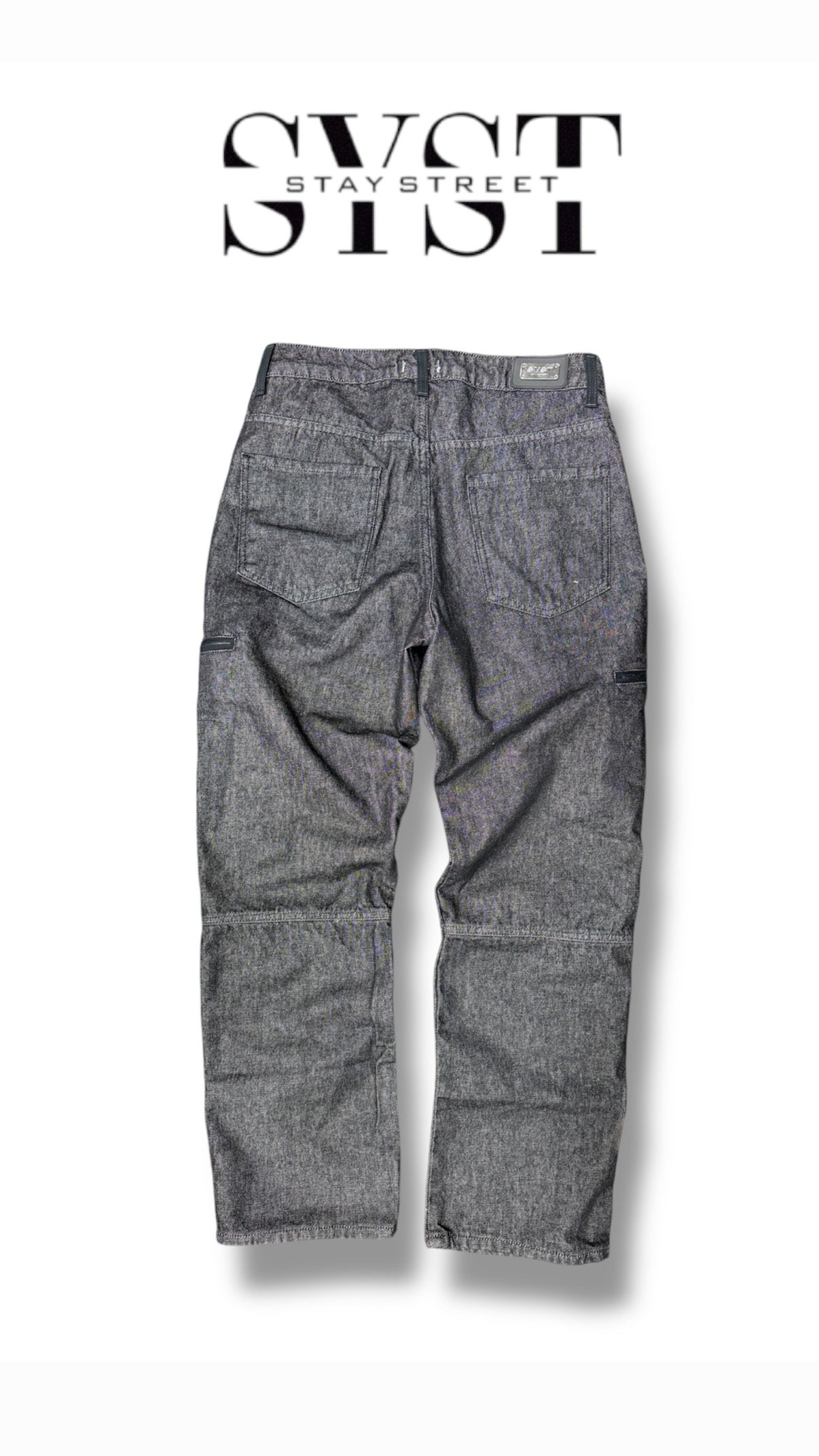 BAGGY ZERO WASH BLACK 7007