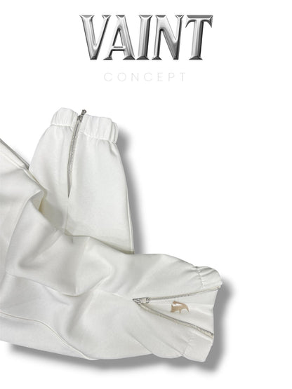 WHITE TRACKSUIT SET
