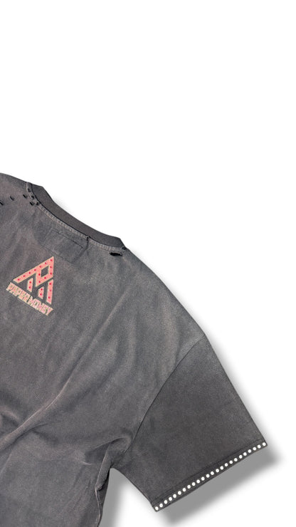 PAPER MONEY BLACK ROLLING 247 TEE