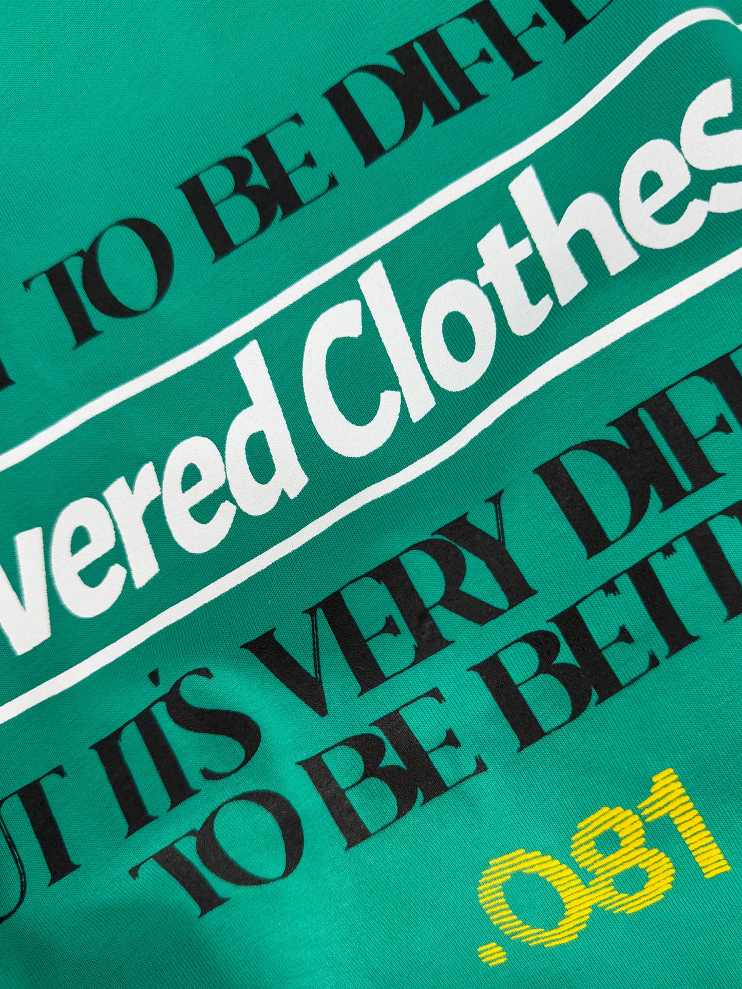 DONOT. CLUB 081 GREEN TEE 3023