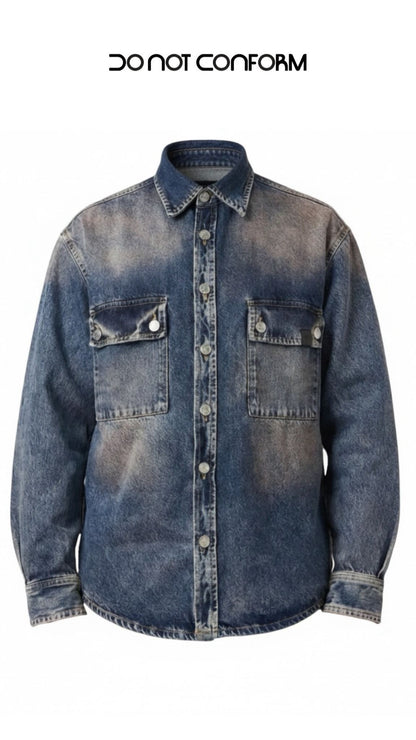 DENIM COORDSET WASH SANDBLASTED PLUM 7010/7040