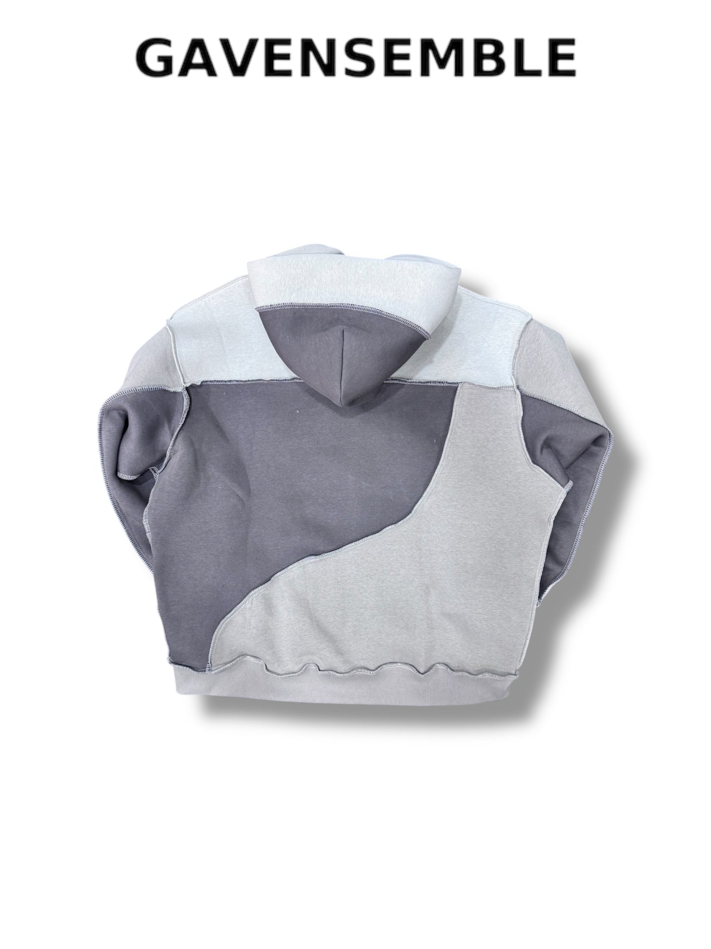 GREY WAVES HOODIE