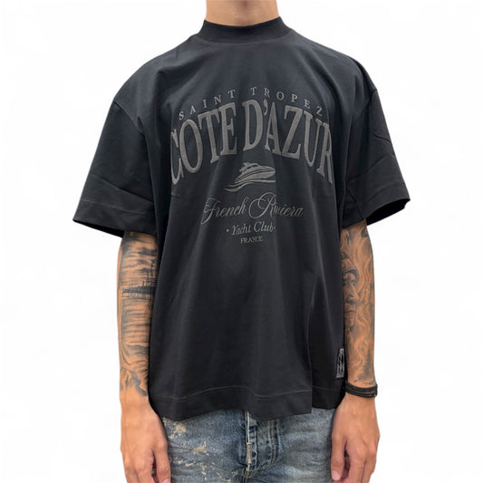 COTE D’AZUR TEE BLACK