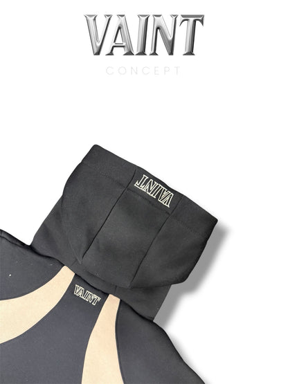 BLACK TRACKSUIT SET