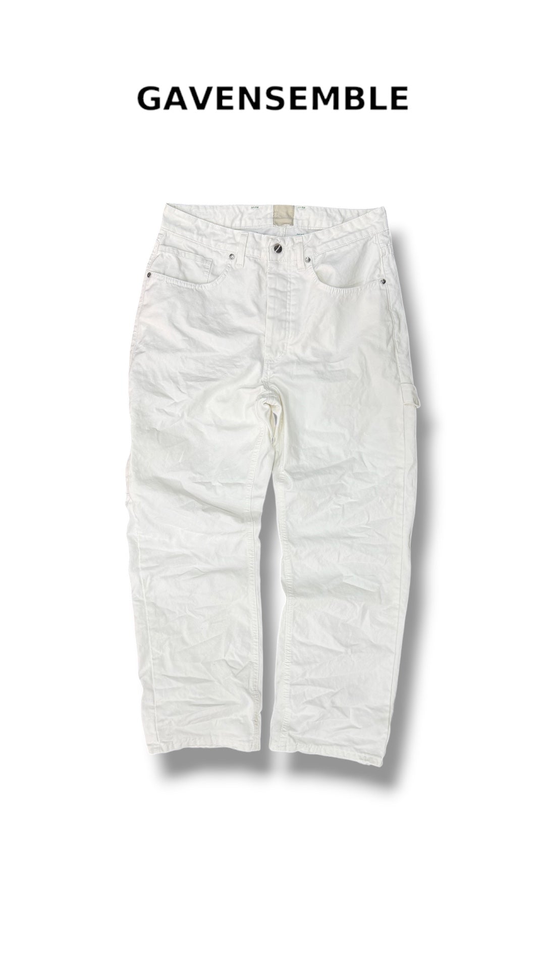 WHITE BAGGY GAVENSEMBLE 210