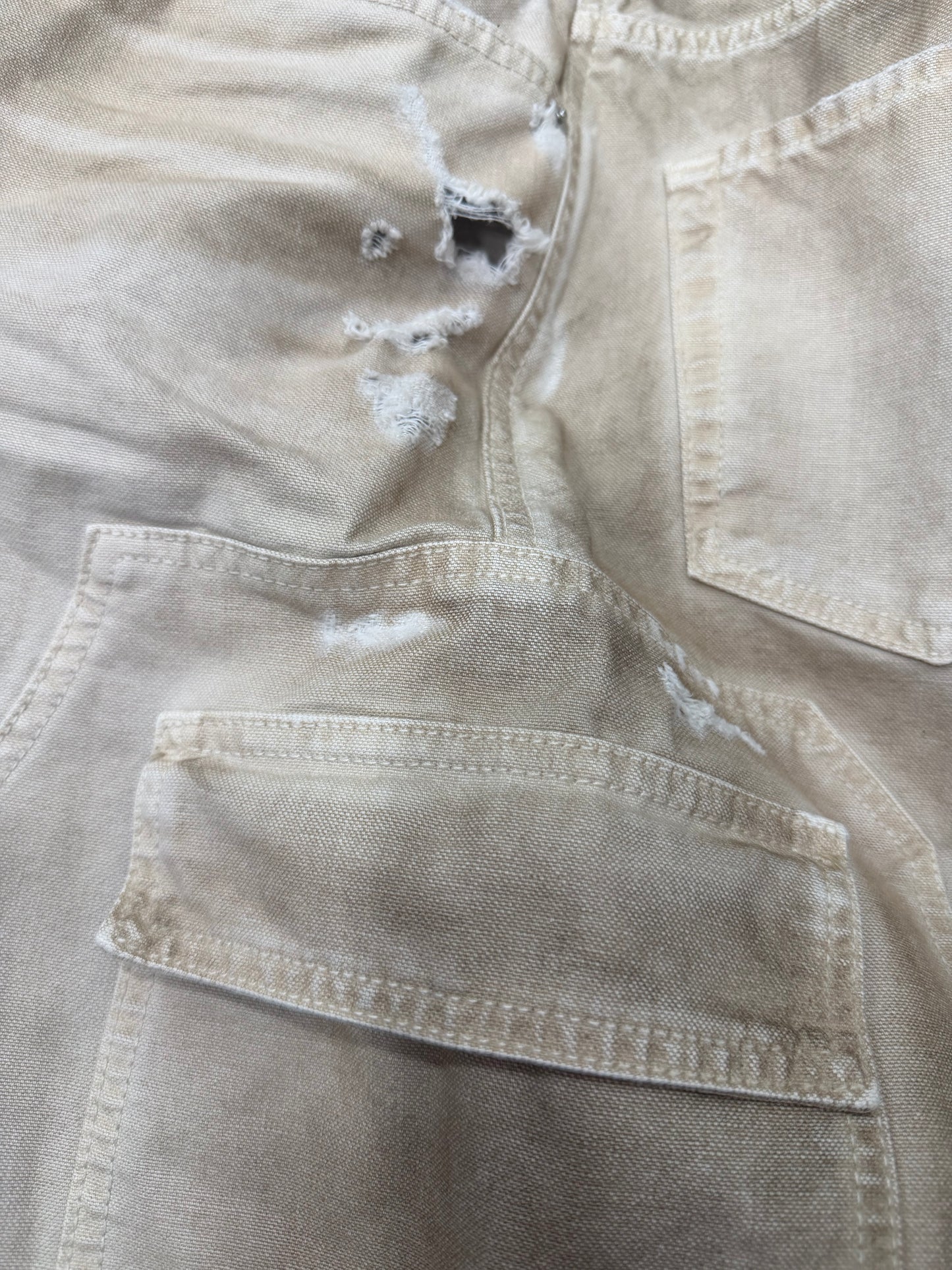 SHORT CARGO BUTTER PIGMENTED TRANSPARENT 3030