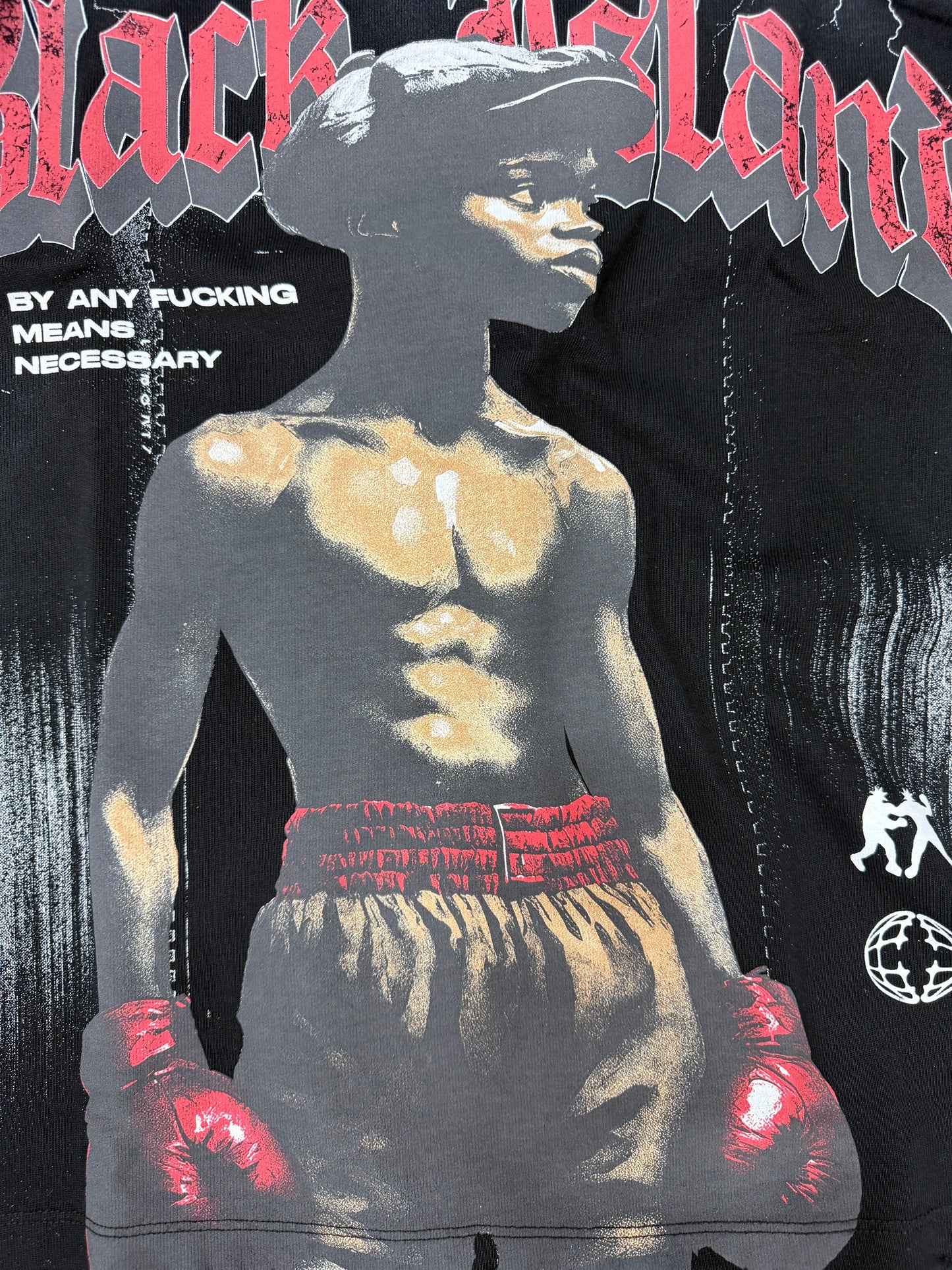 BOXER BLACK TEE BLACK ISLAND 2003