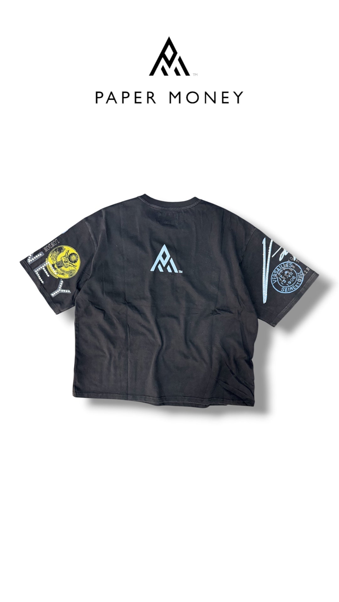 DREAMERS BLACK TEE PAPER MONEY