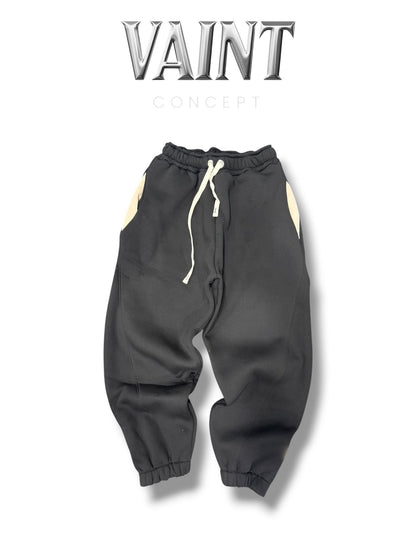 BLACK TRACKSUIT SET
