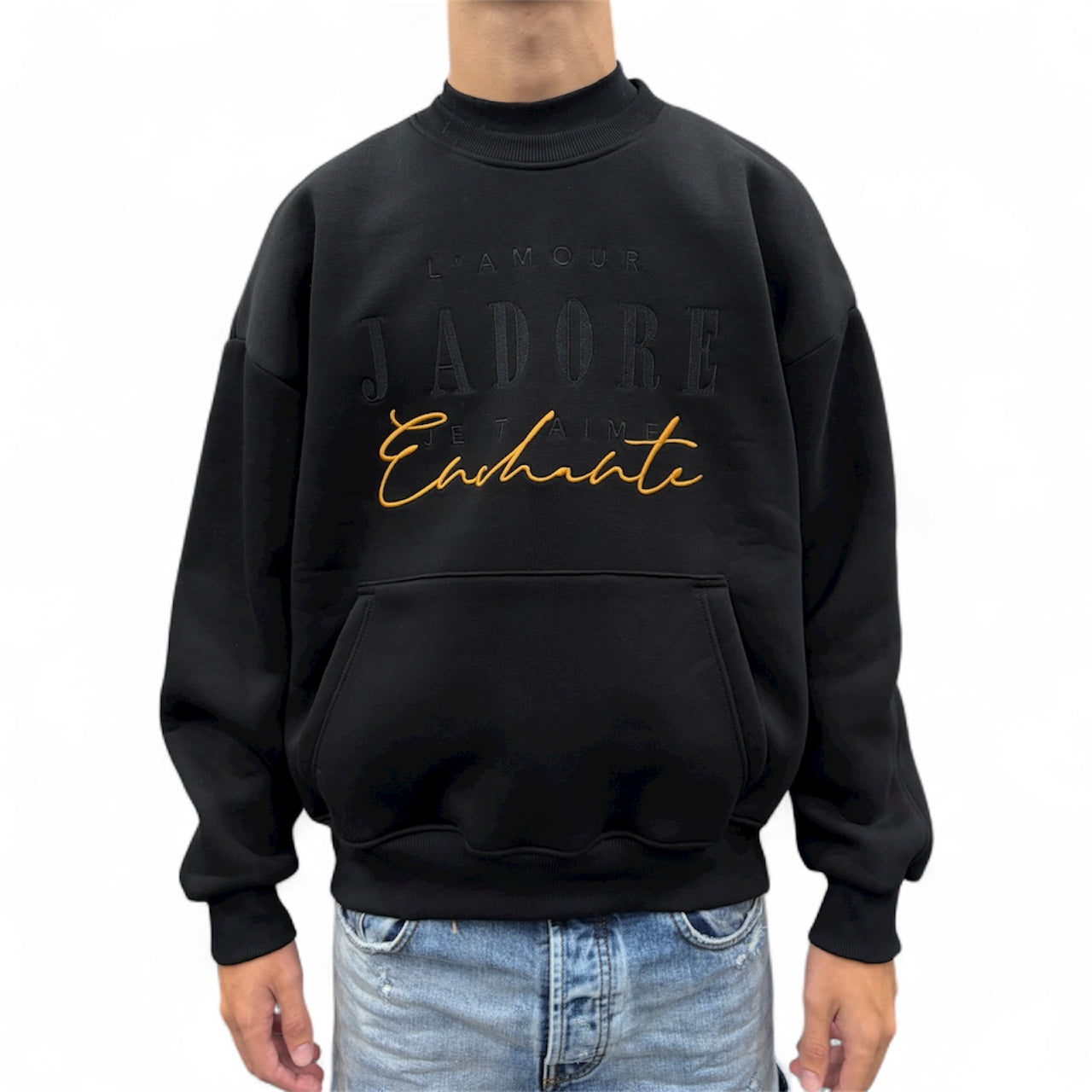 HOODIE L’AMOUR JADORE BLACK