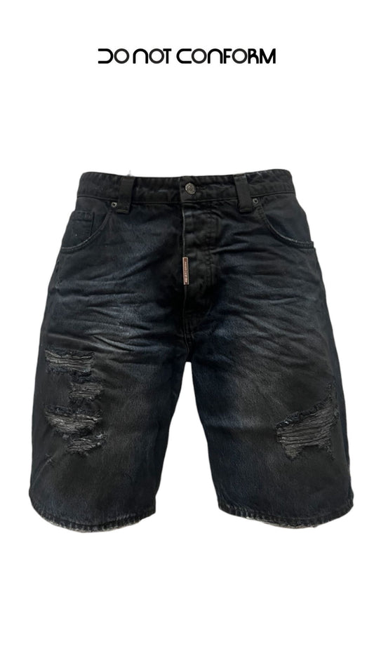 SHORT BLUE PIGMENTED BLACK ABRASIONS 2614